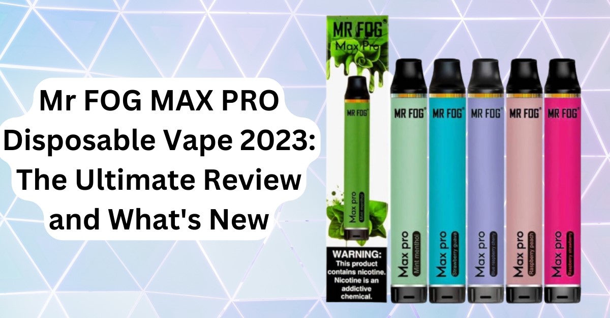 Mr FOG MAX PRO Disposable Vape