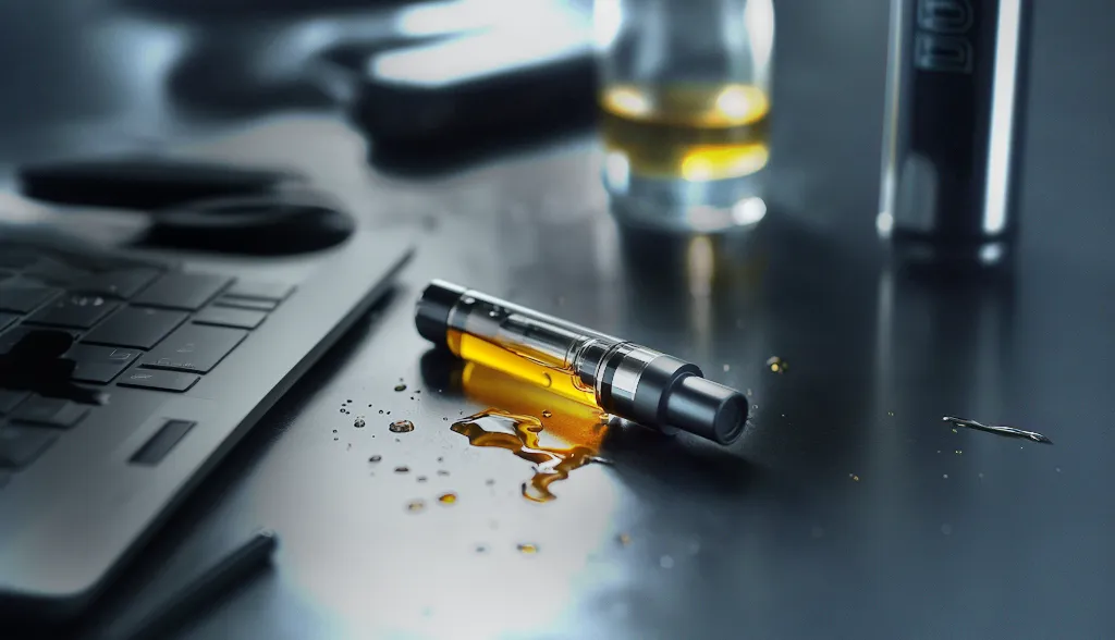e-liquid leaking